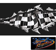 Checkered Tear Graphics by Speed Graphics