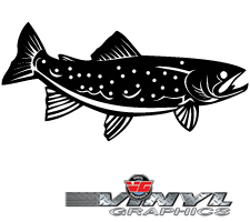 VG939 Custom Trout Vinyl Decals
