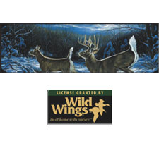 Wild Wings Collection - Midnight Run (Deer) Truck or SUV Rear Window Graphic by Vantage Point Concepts