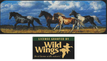 Wild Wings Collection - Running Free Truck or SUV Rear Window Graphic by Vantage Point Concepts