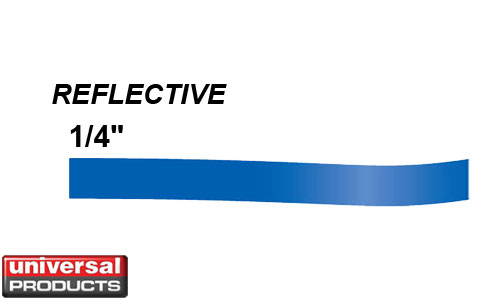 1/4 in X 150 ft Reflective Vinyl Striping by Universal Products