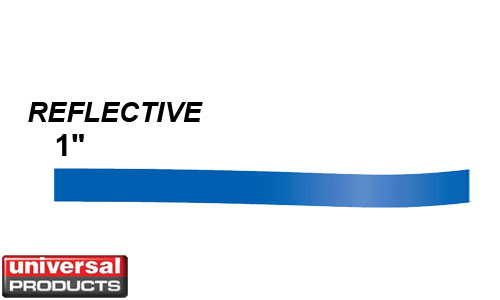 1 in X 50 ft Reflective Vinyl Striping by Universal Products