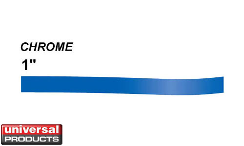 1 in x 150 ft Chrome Vinyl Striping by Universal Products