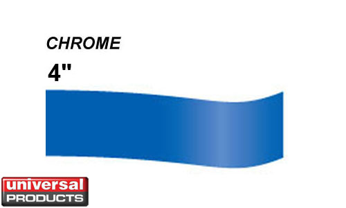 4 in x 50 ft Chrome Vinyl Striping by Universal Products