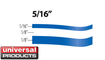 5/16 in x 150 ft Opaque Pinstripe by Universal Products