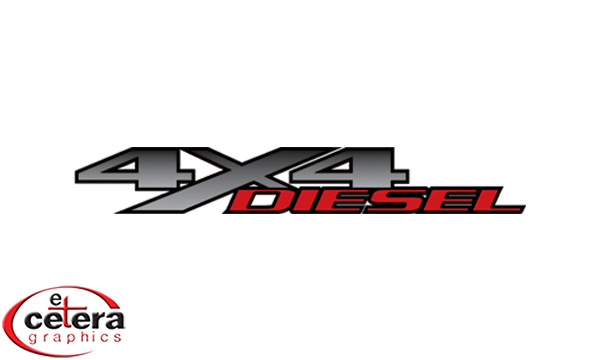 SPORT Vinyl Decal Sticker For Truck Bed Pickup 4x4 4WD Turbo Diesel Black
