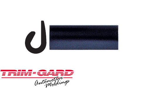 NC0250 - 5/16 in. Black J-Style Door Edge Molding by Trim-Gard 