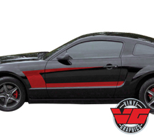 05-09 Mustang Solid Muscle Stripes