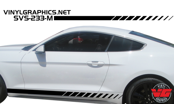 Ford mustang rocker panel stripes #2