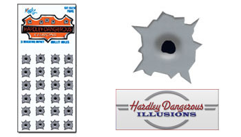 .22 Caliber Bullet Holes Vinyl Stickers by Hardley-Dangerous