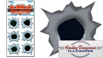 .50 Caliber Bullet Holes Vinyl Stickers by Hardley-Dangerous