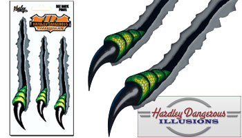 Jurassic Damage Vinyl Stickers by Hardley-Dangerous