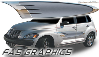 Vintage Steel Car and Truck Graphics LARGE