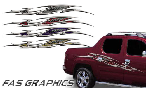 Razorback Car and Truck Graphics by Fas Graphics LARGE